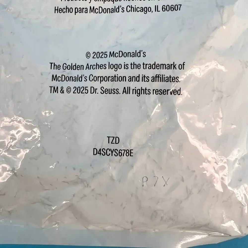 Grinch Meal McDonalds Socks Unopened New in Package 2025